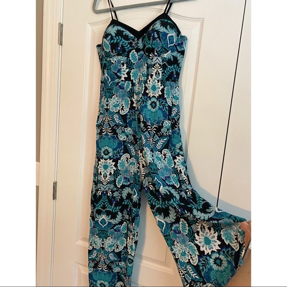 Xhilaration Pants - Floral Jumpsuit